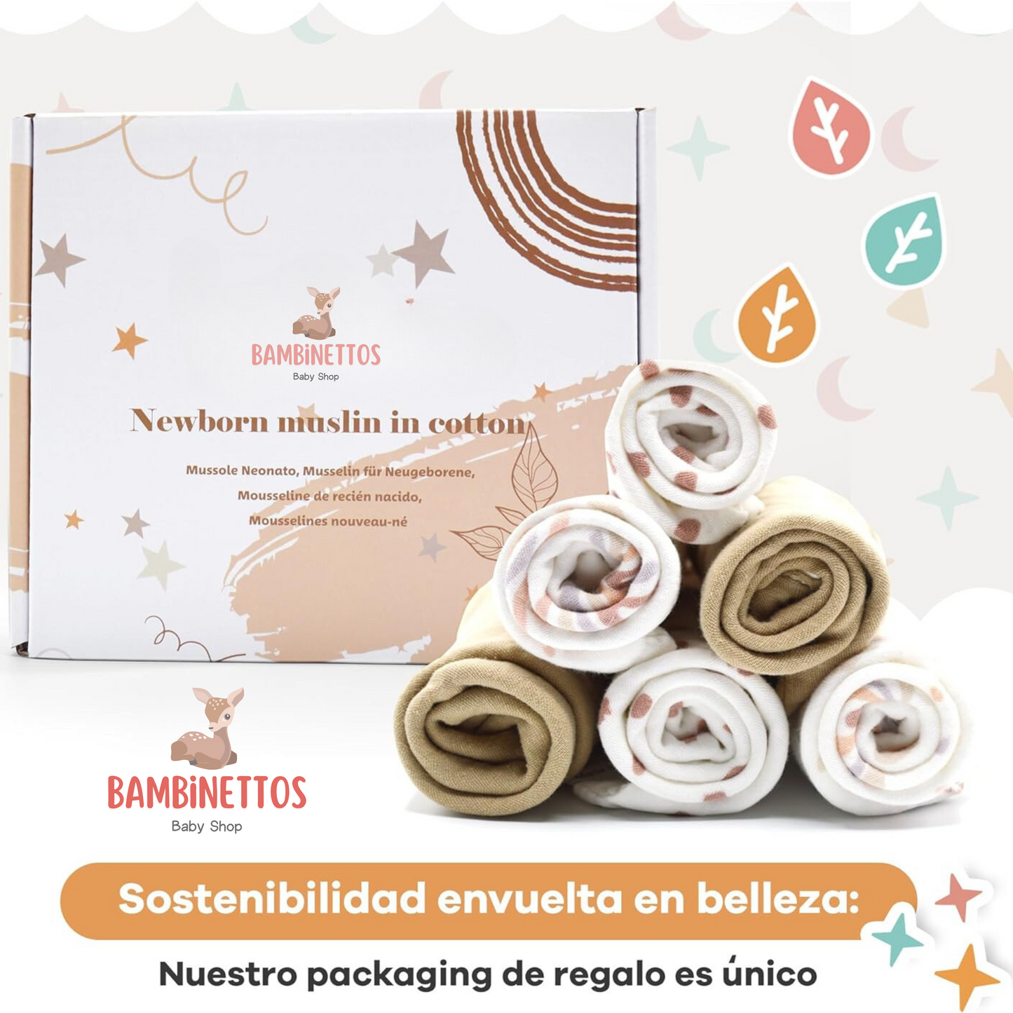 PACK MUSELINAS EXTRA SUAVES