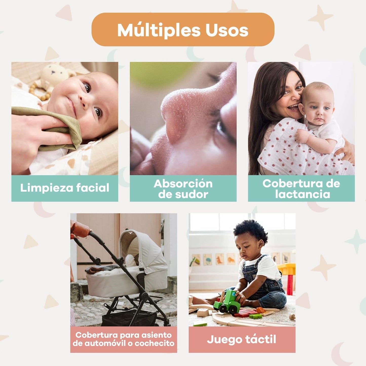 PACK MUSELINAS EXTRA SUAVES