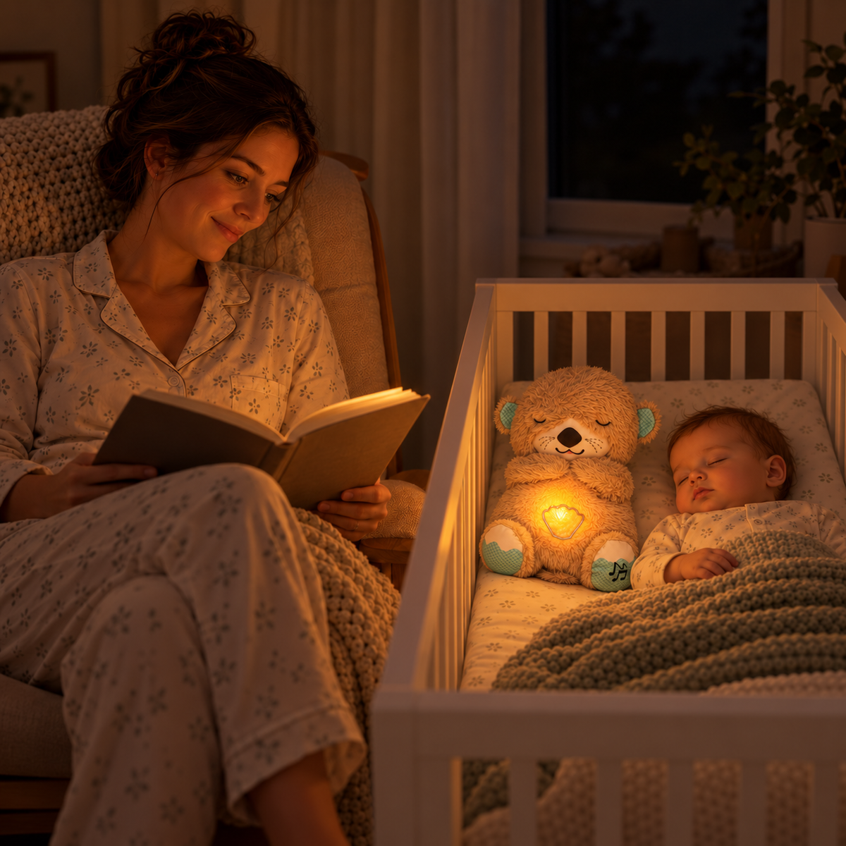 Bambinetto Duermebien – Peluche que respira con luz y nanas